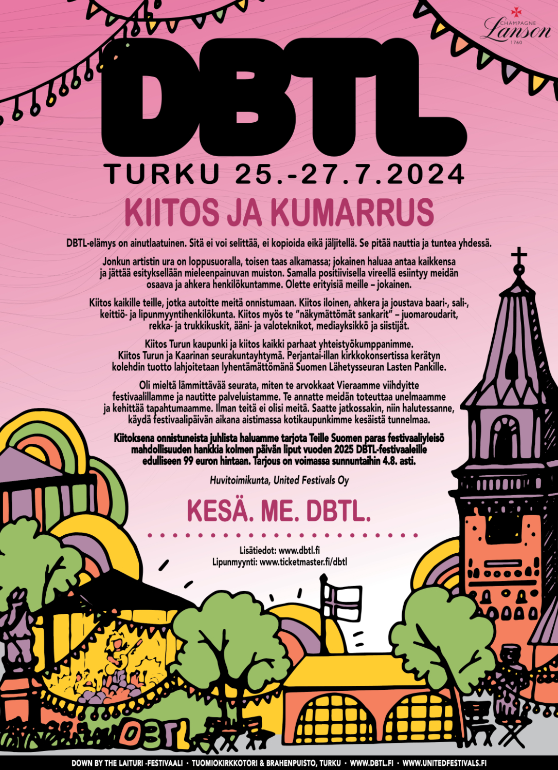 Kiitos ja kumarrus!