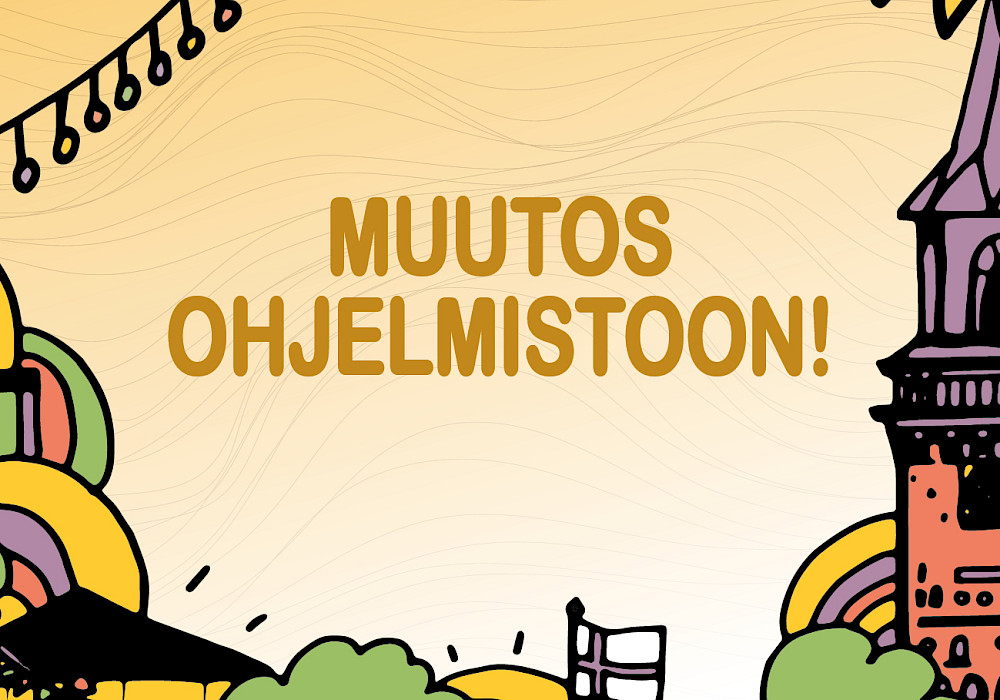 Muutos DBTL 2025 -festivaalien ohjelmistoon!