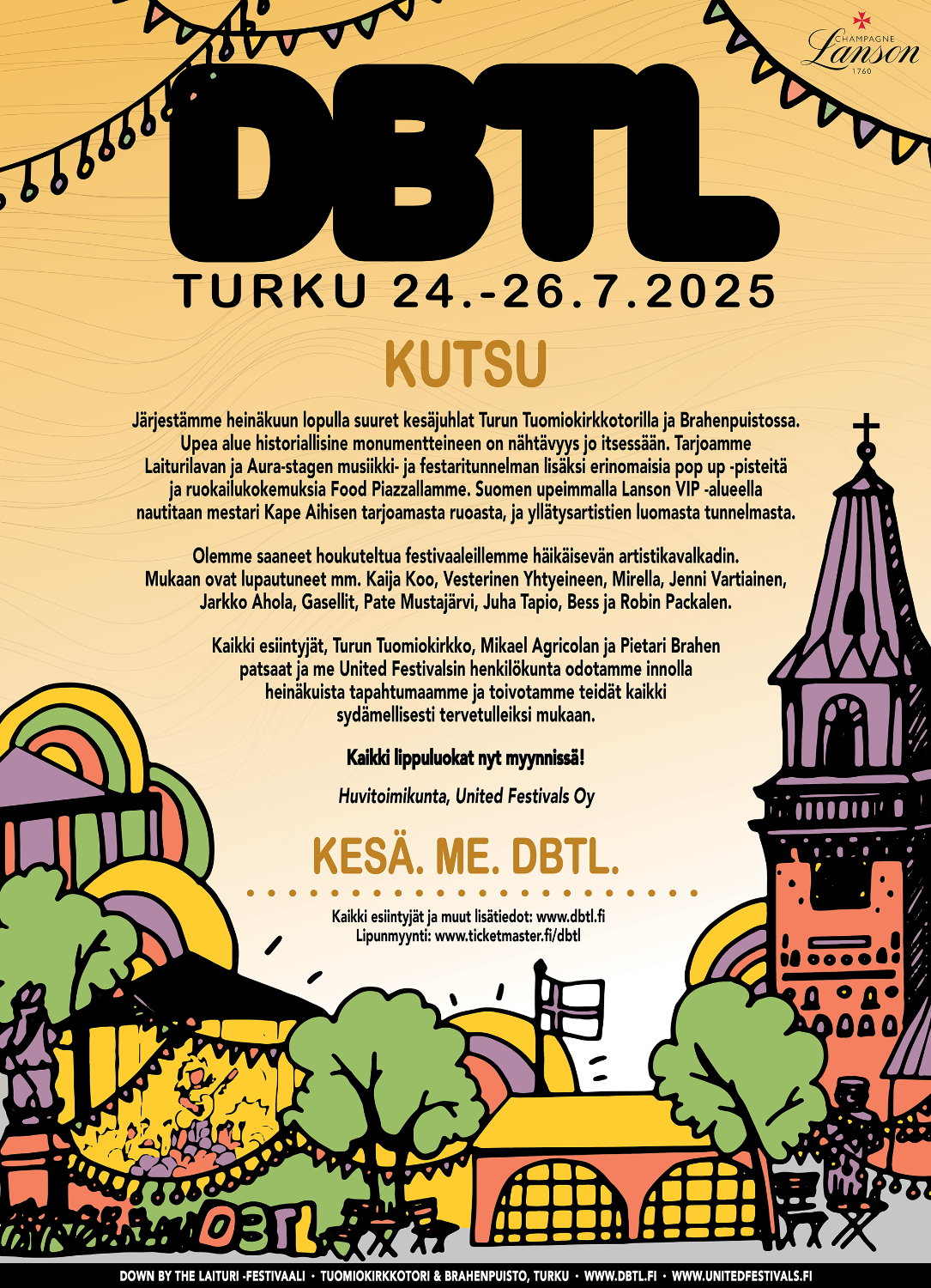 KUTSU: Tervetuloa DBTL-festivaaleille!